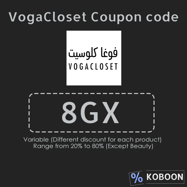 VogaCloset Coupon code